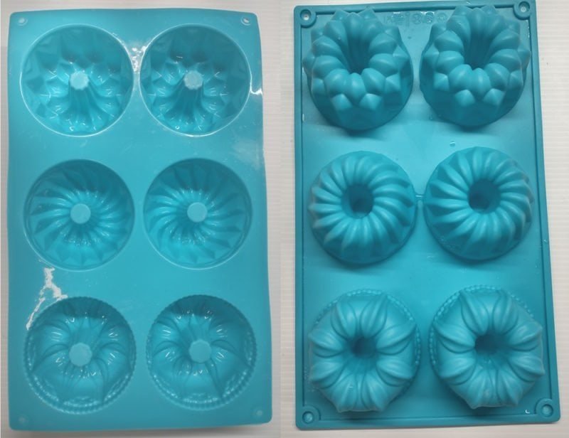front and back of silicone bundt pans