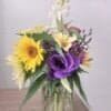 bouquet in mason jar
