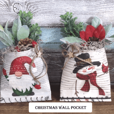 Christmas wall pocket