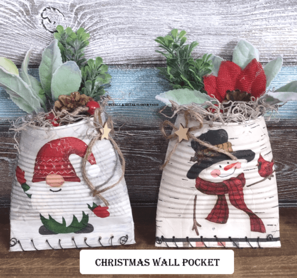 Christmas wall pocket