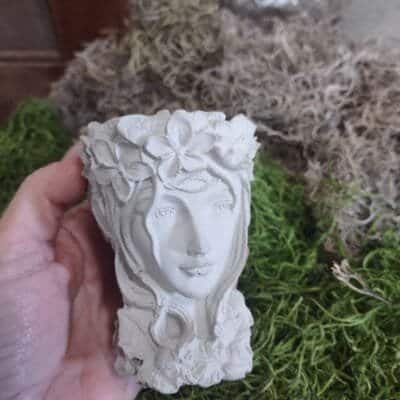 Lily Goddess Head Pot