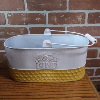 Large Bee Kind Basket
