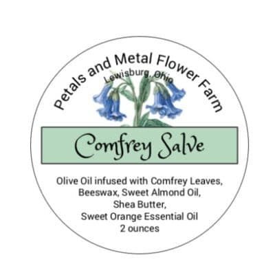 comfrey salve label