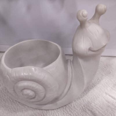 Concrete Snail Planter