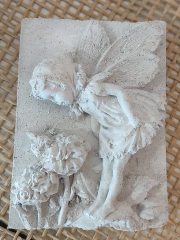 Mini Concrete Fairy Plaque