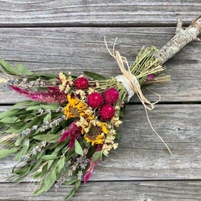 dried floral broom