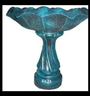 Tulip Birdbath w/ Swirl Base - Preorder