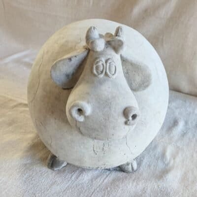 Concrete cow
