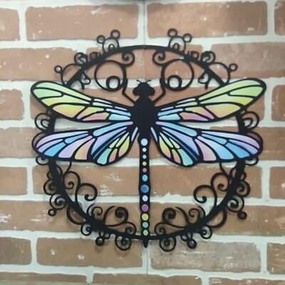 metal dragonfly wall hanging