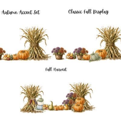 representation of what is included in our fall porch bundles