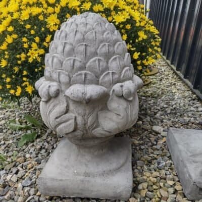 large concrete artichoke