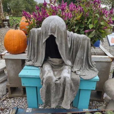Ghould made with concrete and fabric